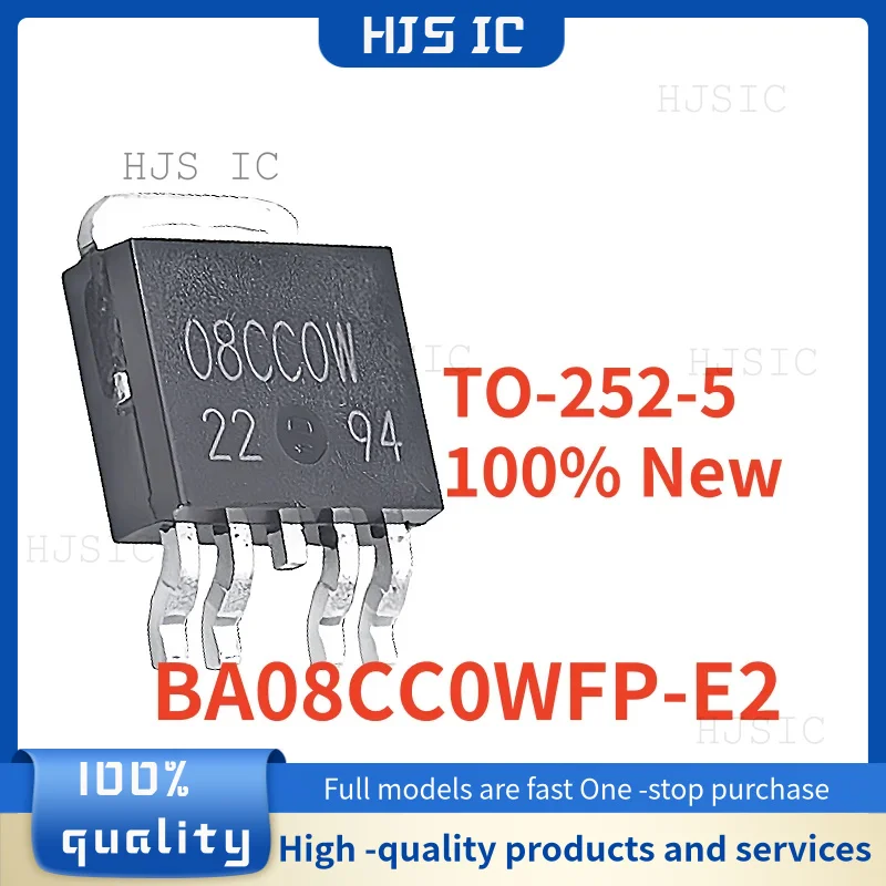 5-10PCS 100% New BA08CC0WFP-E2 BA08CC0WFP 08CC0W 08CCOW TO252-5 Best Quality In Stock