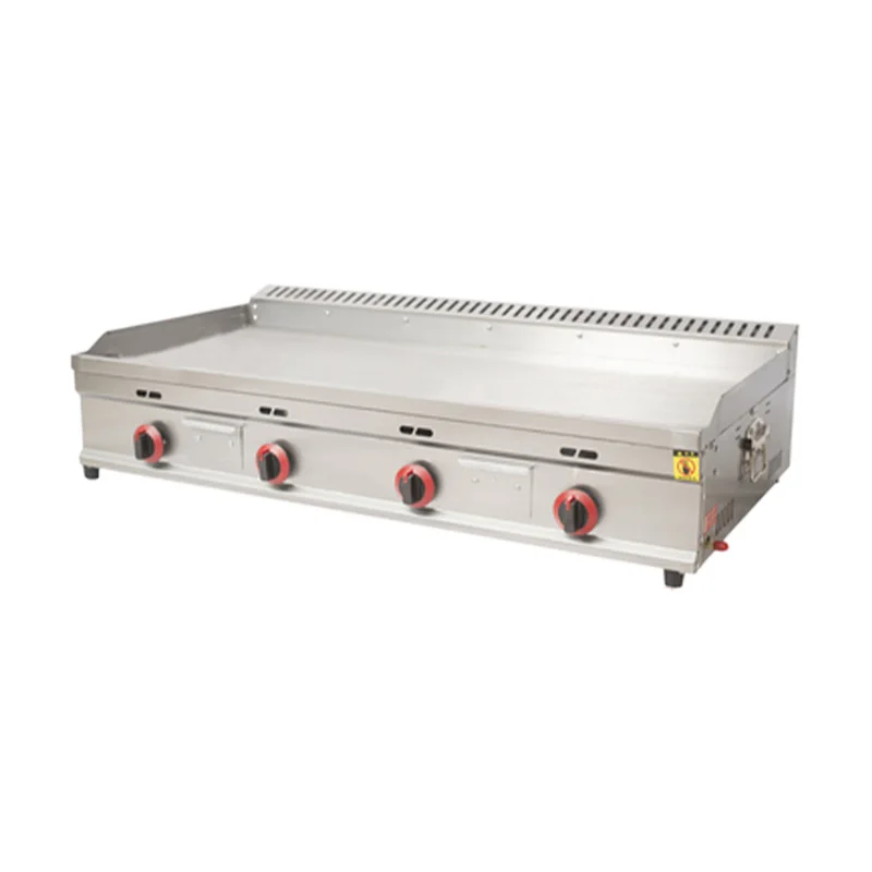 

Gas Grill, Extended Style Triple Gas Flat Grill Hotel Restaurant Kitchen Equipment