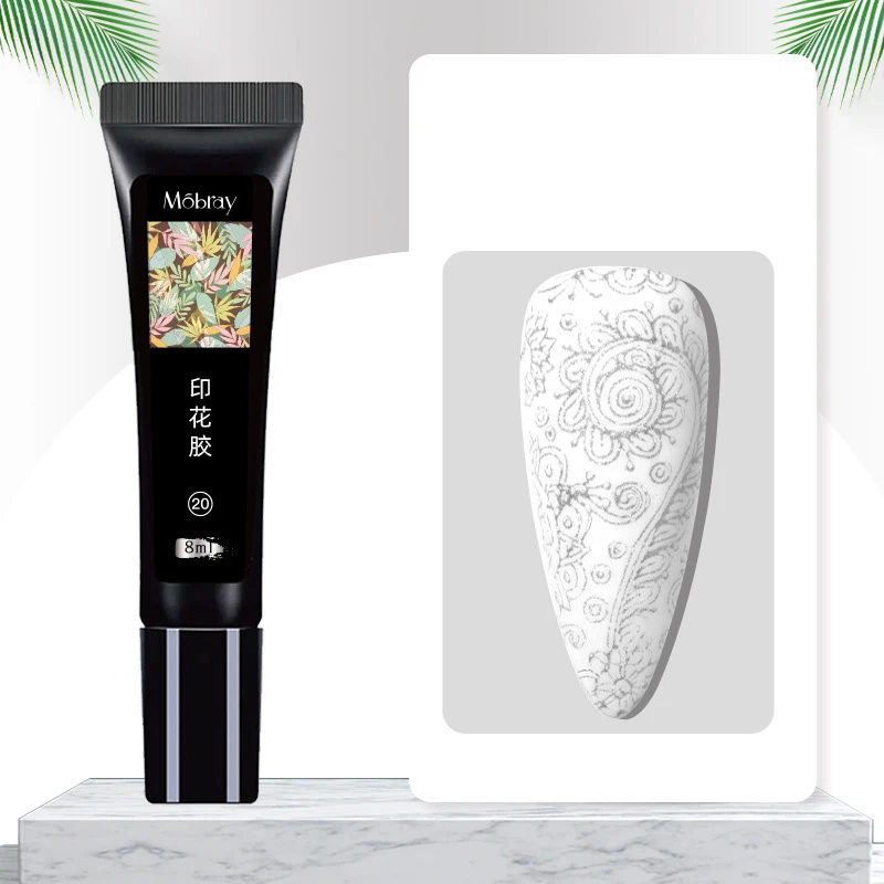 Colorful Nail Art Polish Stamping Polish Nail Art Steel Plate Printing Special Gel Transfer Phototherapy Nail Polish Gel Paints