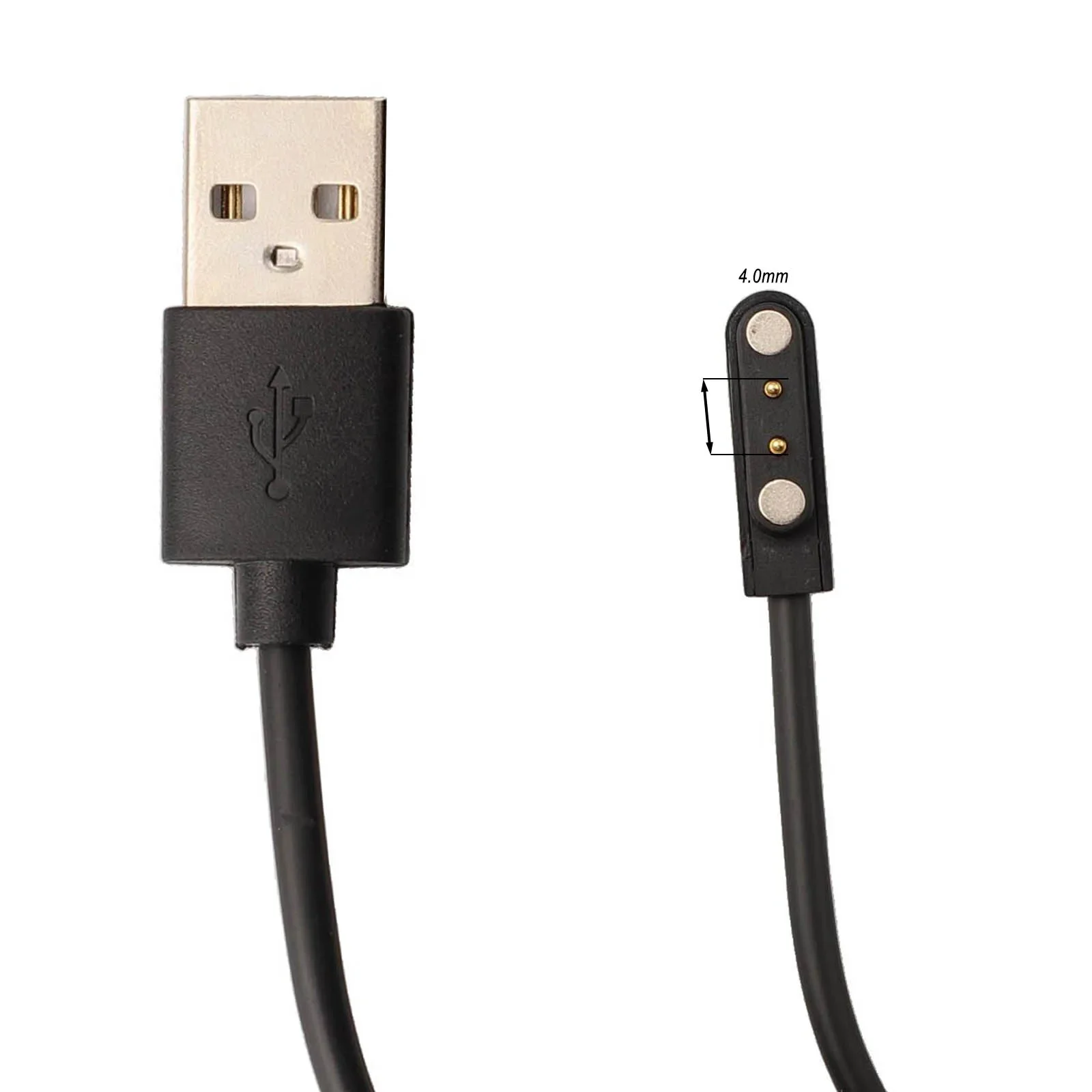 For Q12 Smartwatch Charging Cable Built With PVC Material For Long-Term Use And Precise Fit For Multiple USB Charging Sizes