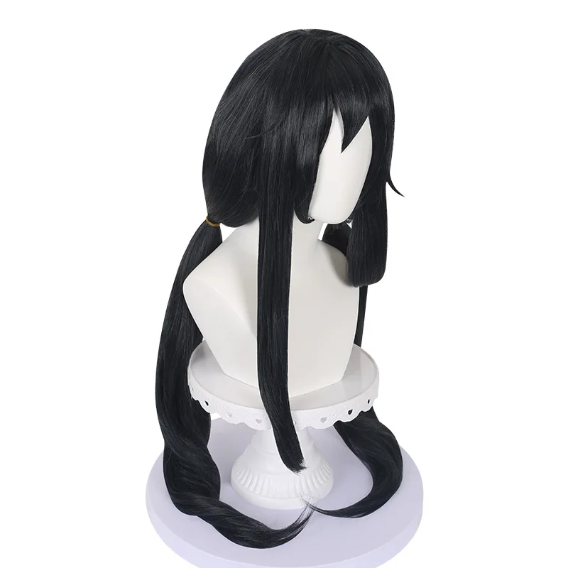 ブルーアーカイブ 翠子ゆう コスプレウィッグ ロングダークブルーウィッグ リアルな頭皮シミュレーション付き