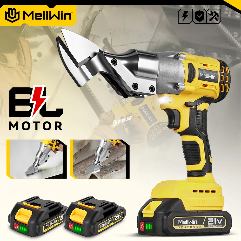 MELLWIN ciseaux électriques sans brosse électrique sans fil tôle cisailles feuille de métal coupe cisailles outil pour Makita 18V batterie broche