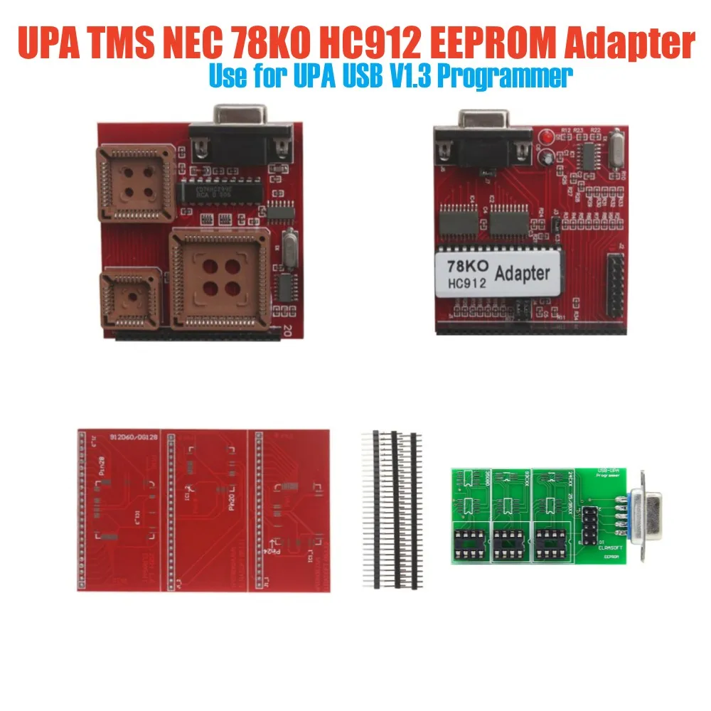 UPA TMS NEC 78KO HC912 EEPROM Adapter Work for UPA USB V1.3 ECU Universal Programmer