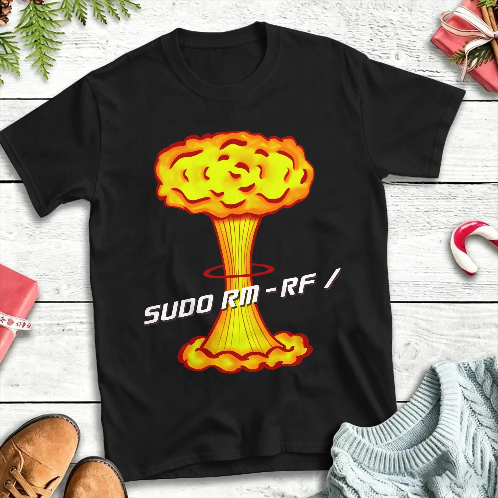 Sudo rm -rf T-Shirt  Leisure T Shirts Short Sleeve Y2K Funny Tshirt Beach Cotton Plus Size Tees