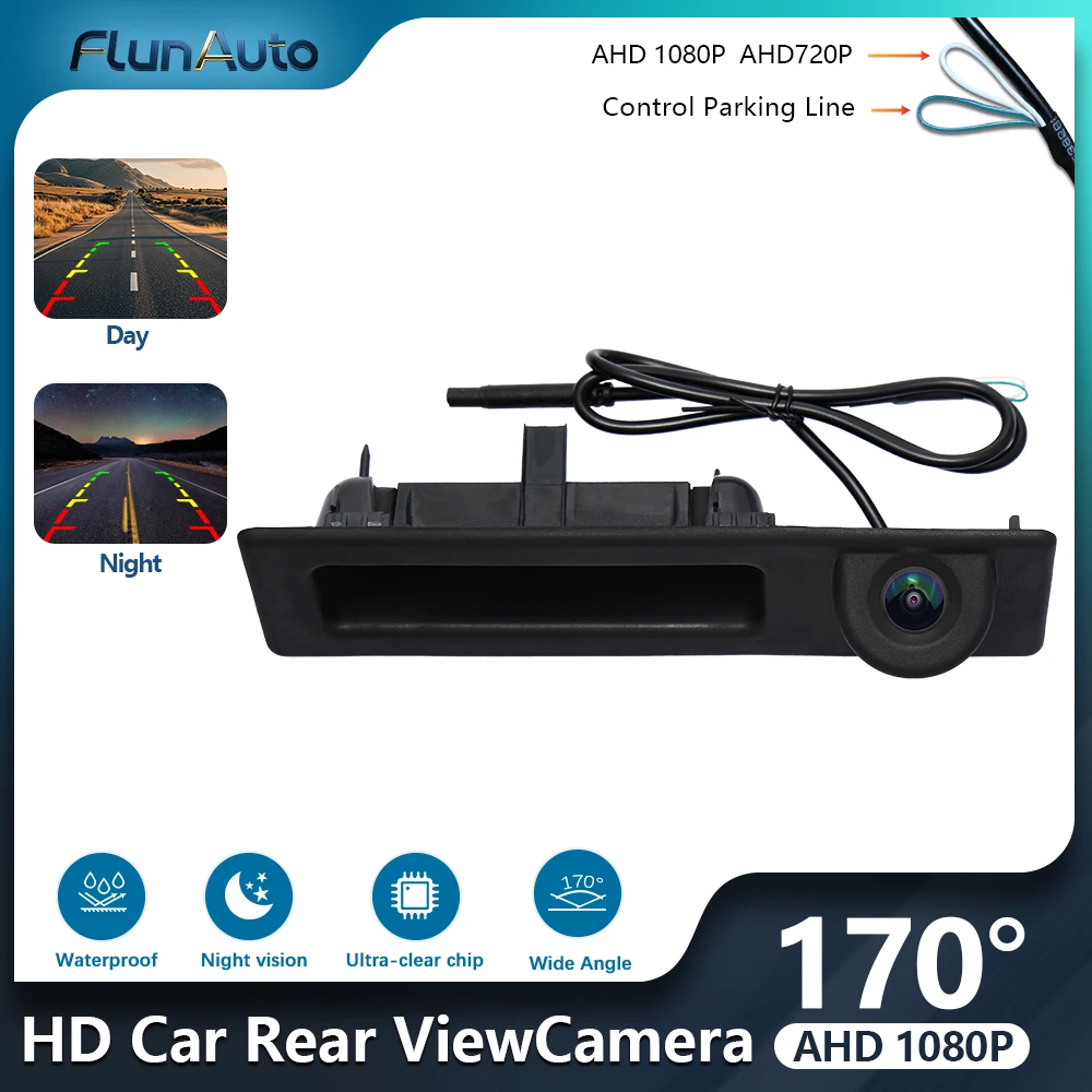 AHD1080P170 Car Rear View Camera For BMW 5 series F10 F11 3 series F30 F31 F32 X3 F25 Night Vision Reverse
