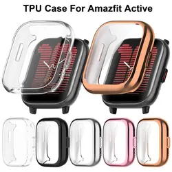 Soft TPU Case Protective Shell Bumper For Amazfit Active Full Cover Screen Protector Accessories