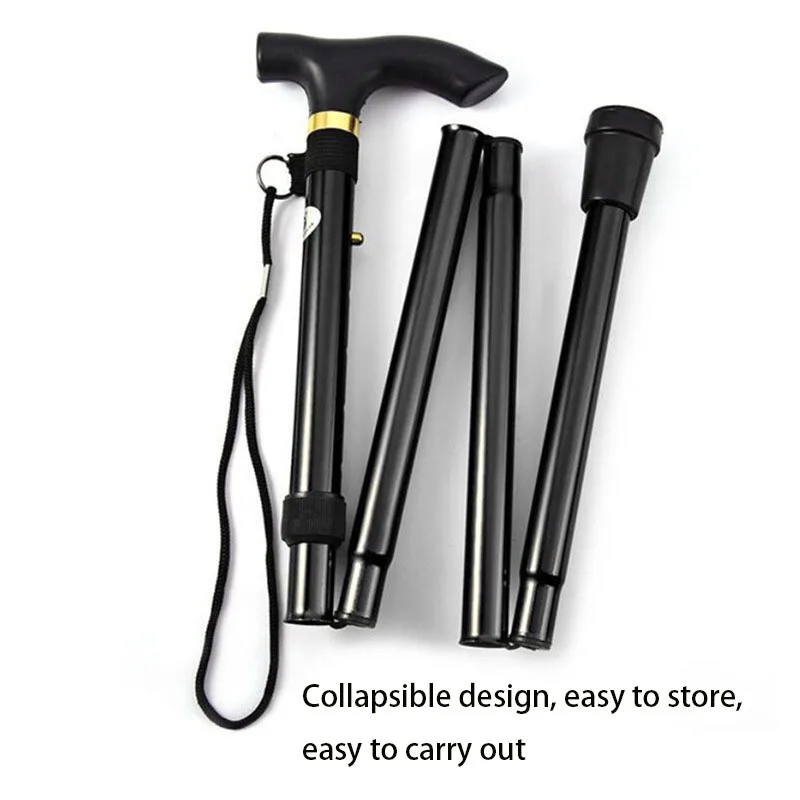 Foldable Adjustable Aluminum Walking Cane