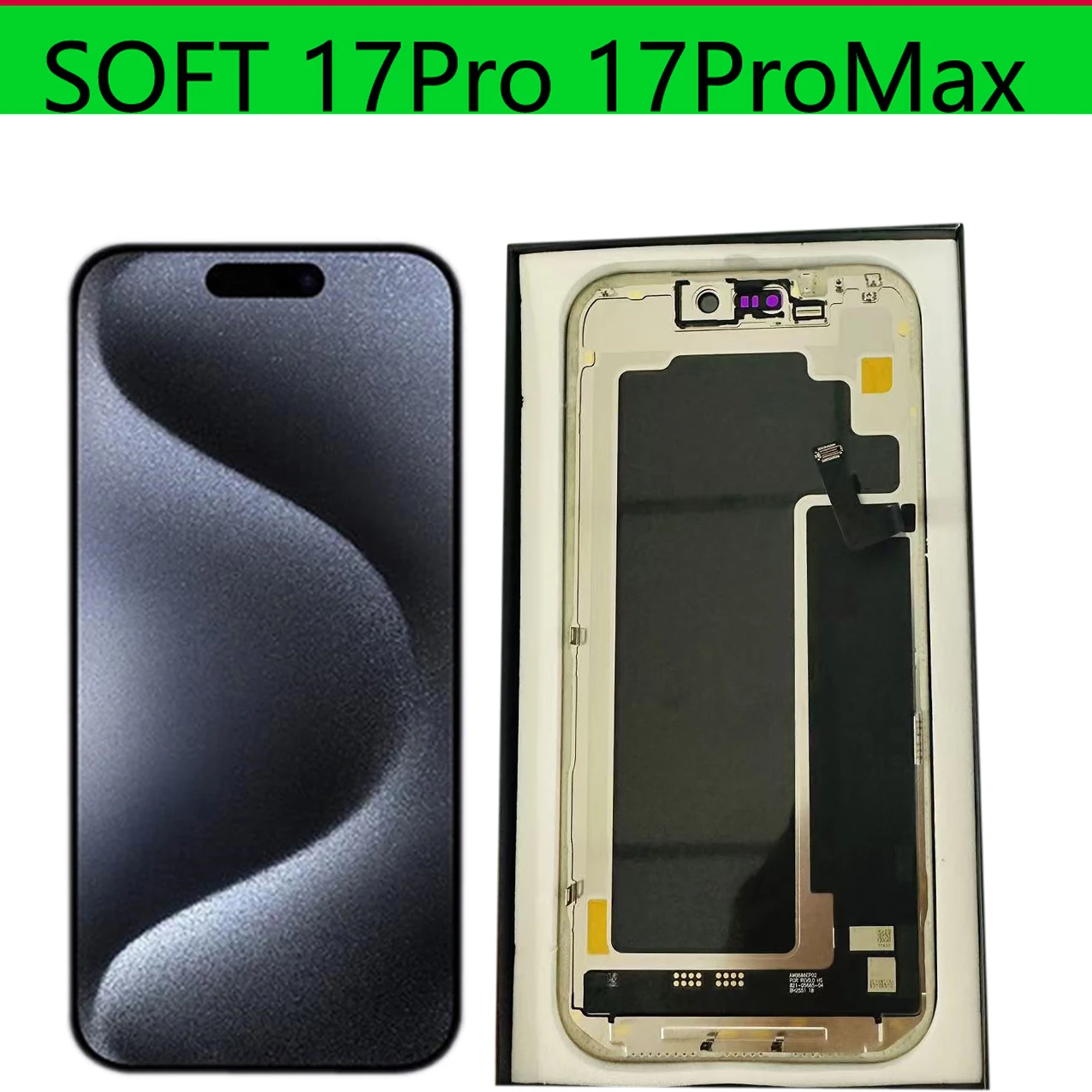 SOFT OLED LCD Display Pantalla For iPhone 17 Pro 17Pro 16Pro Max 