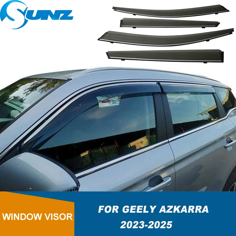 

Wind Rain Sun Guard Deflector For Geely Azkarra / Cityray / Boyue Cool 2023 2024 2025 Car Weathershield Wind Shield Window Visor