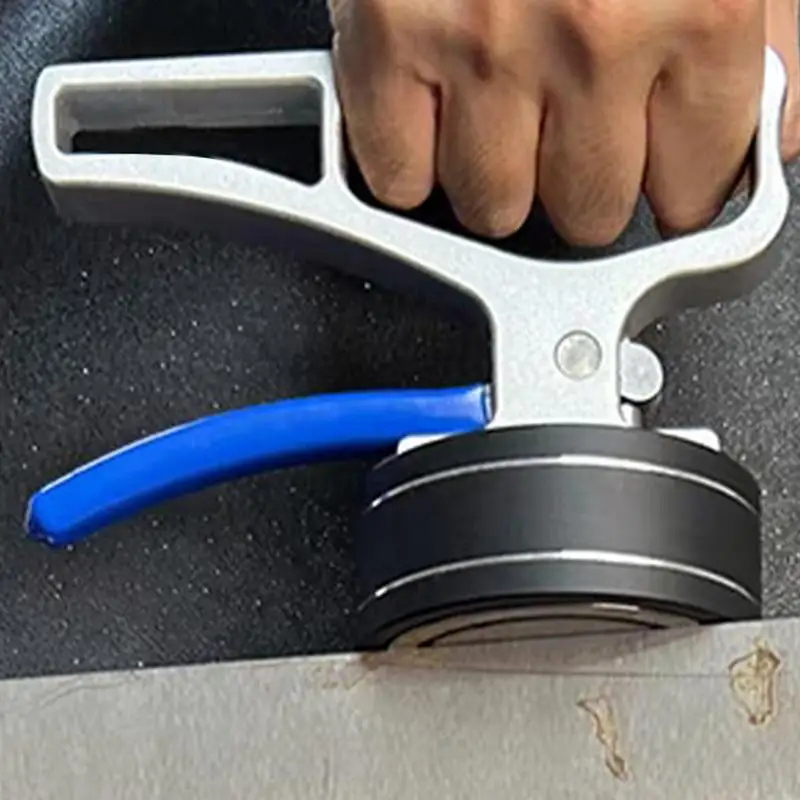 Heavy Duty Strong Magnetic Pickup Tool Magnet Lifting Quick Release Portable Material Collector Quick Release Manual Holder