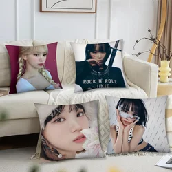 Kim Chae Won Kpop Pillow Case Square Pillow Bedroom Sofa Leisure Comfort Cushion Car Living Room Home Decoration