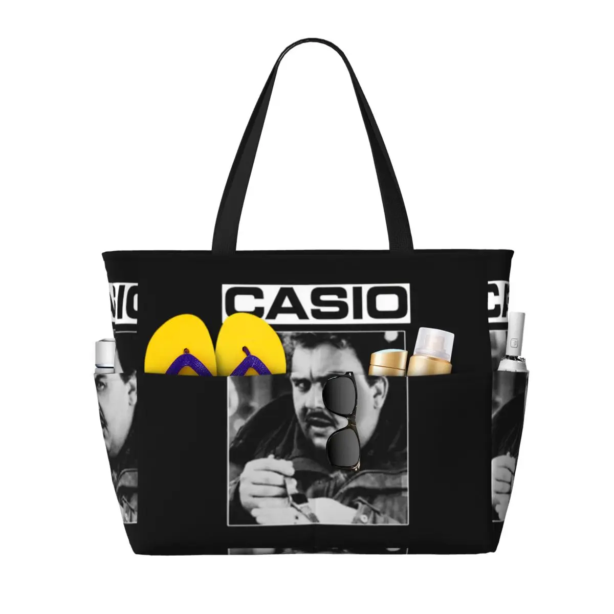 

John Candy Casio Beach Tote Bag Sport Gym Yoga Duffle Large Tote Bag Women Travel Bag Fitness bag