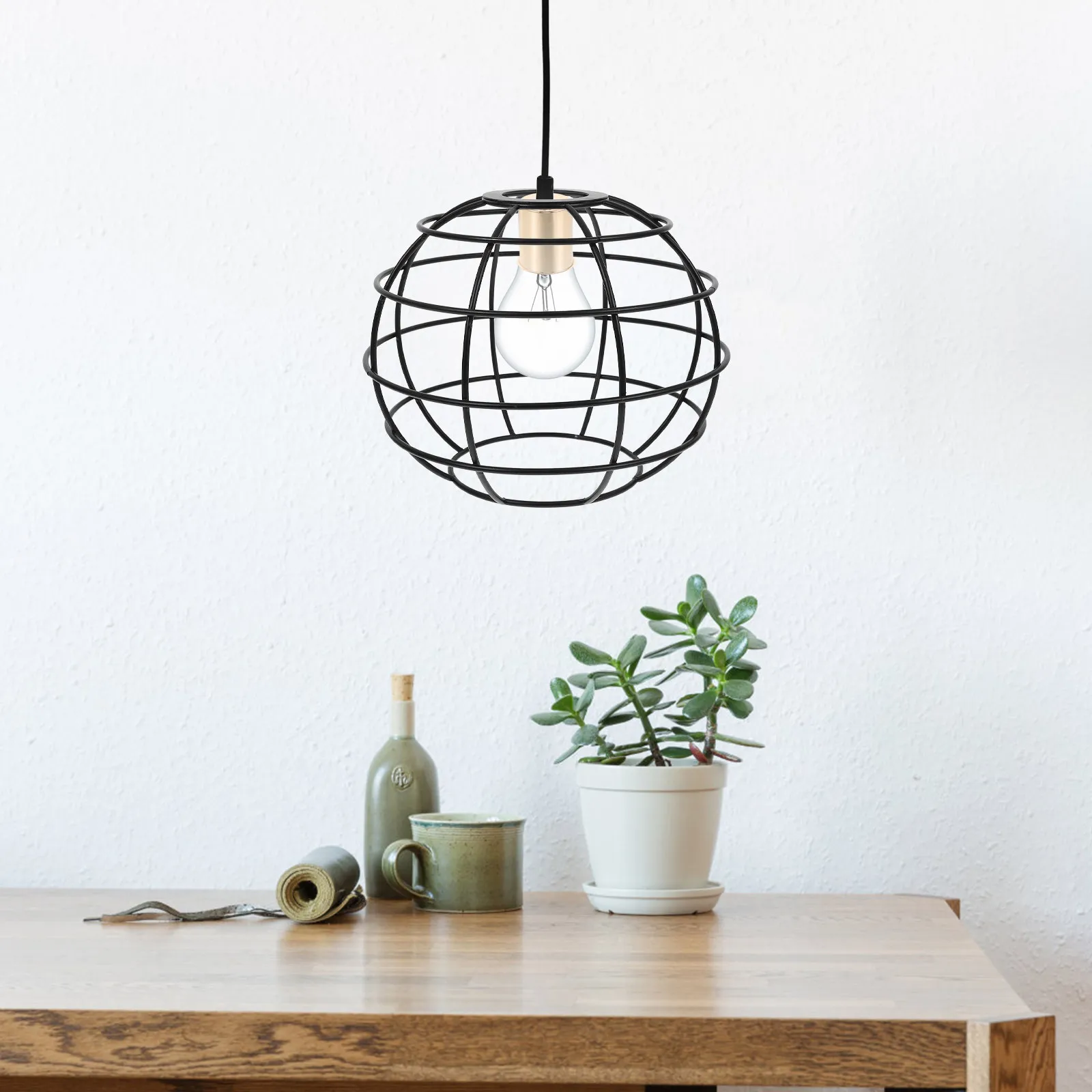 

Exquisite Metal Lamp Cover Retro Iron Wire Lampshade for Ceiling Lights Decorative Lighting Fixture Shades for Living Room