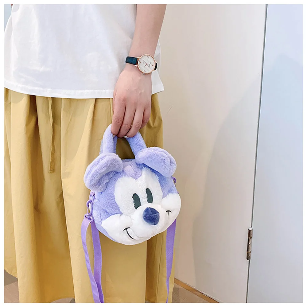 ميكي أفخم حقائب الكتف عروسة كارتون حقيبة Kawaii حقيبة كروسبودي المحمولة في الهواء الطلق حقائب الظهر هدية الكريسماس للبنين بنات