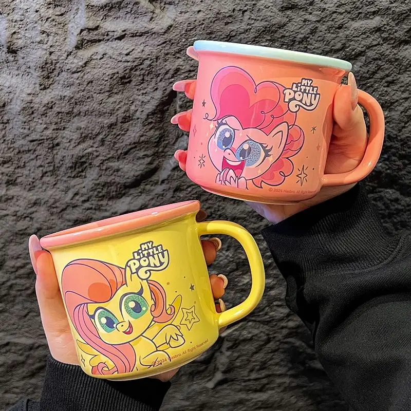 My Little Pony Anime Twilight Sparkle Pinkie Pie Fluttershy Rainbow Dash Office Water Cup Cartoon Cute Mug Breakfast Milk Cup