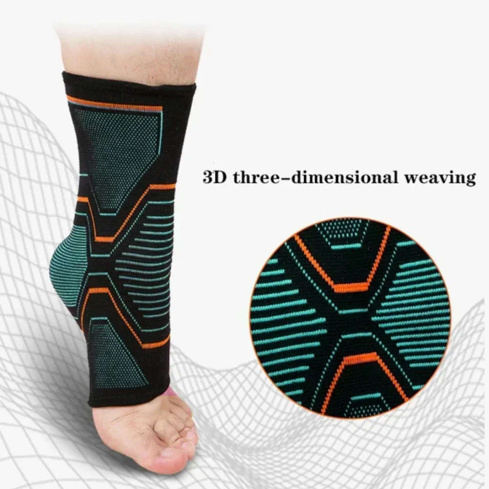 Sports Ankle Brace Compression Sleeve Injury Recovery Joint Pain Tendon Support, Plantar Fasciitis Foot Socks with Arch Support