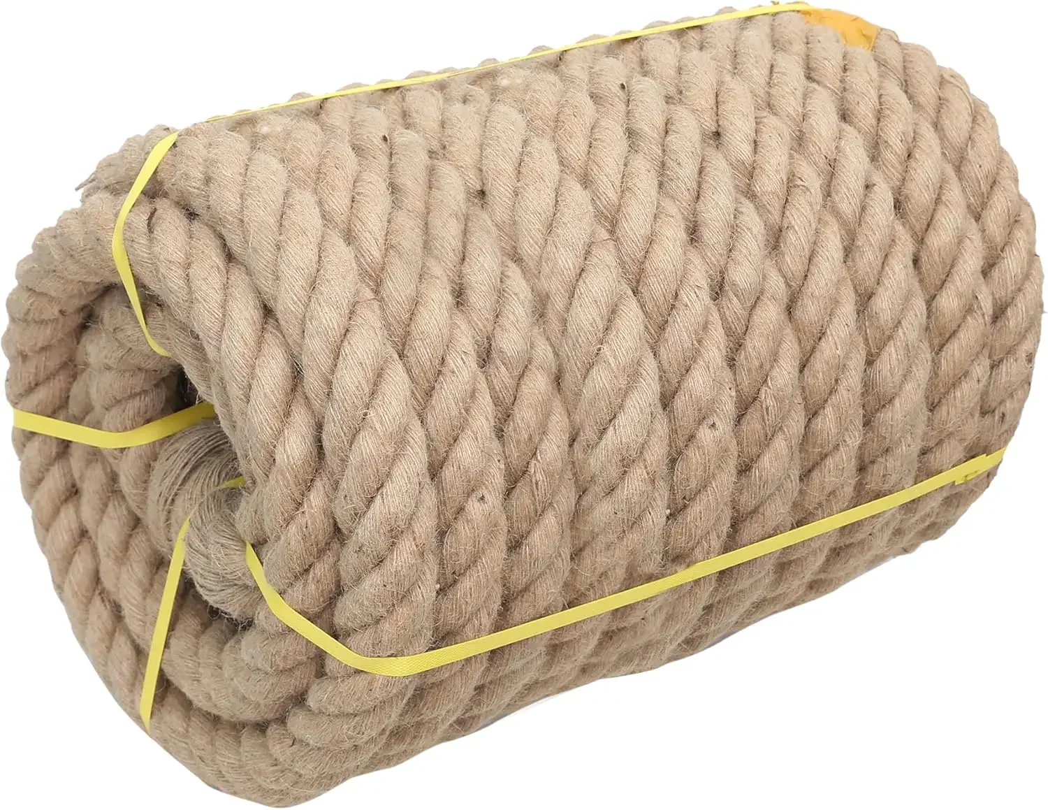 

Heavy Duty Jute Rope 2 Inch by 50 Feet for Swing Tug of War Nautical Decor Hammock Garden Craft Marine Use