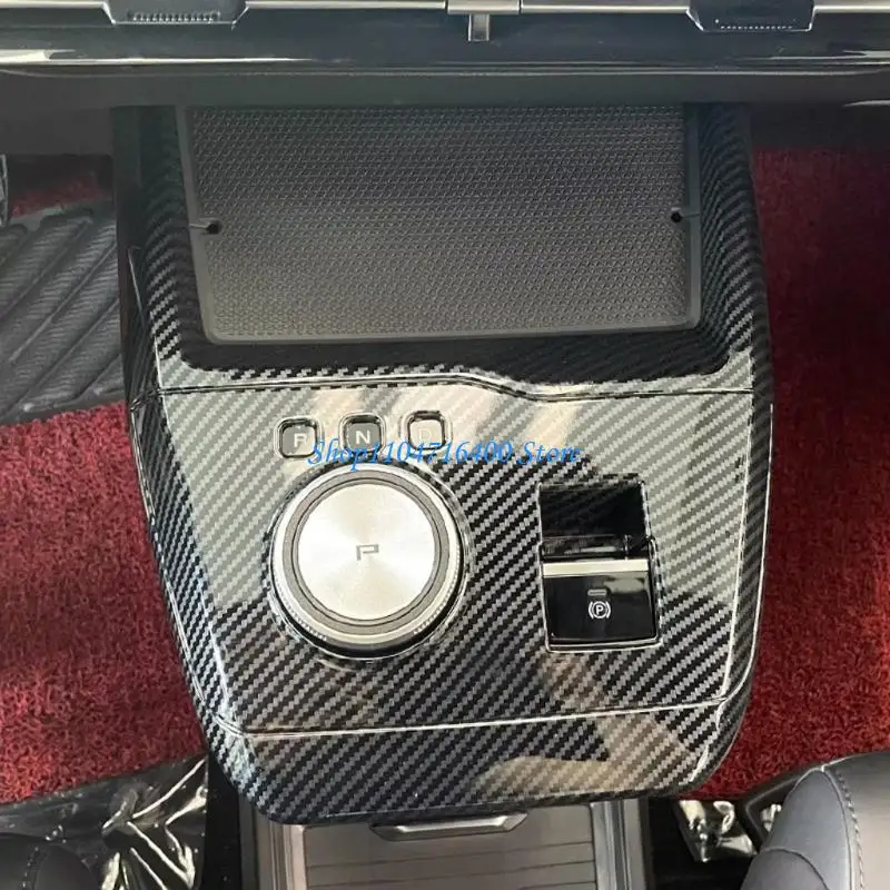 

y1gd Durable For MG4 EVMulan Carbon Fiber Gear ShiftsPanel Center Console Cover Trim Frame Car Interior Styling Sticker