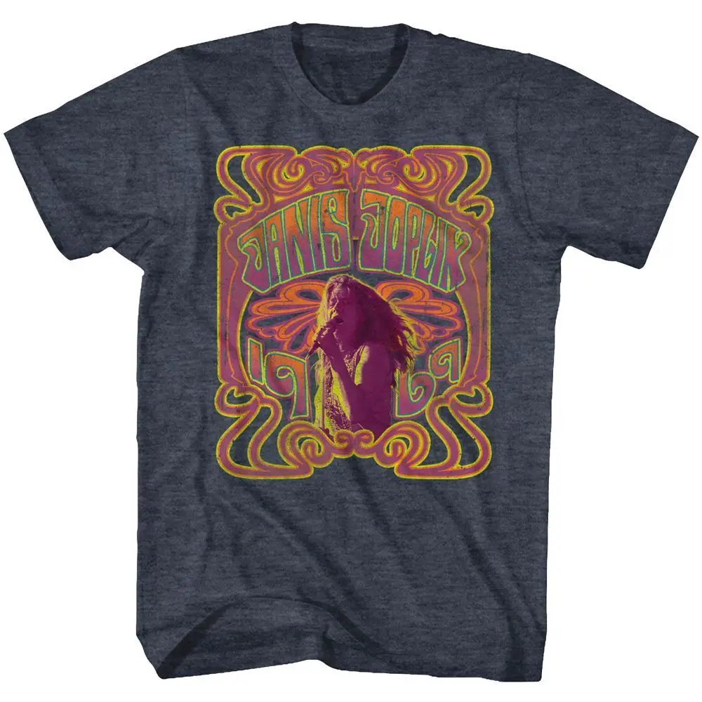 Janis Joplin Psychedelic Music T Shirt