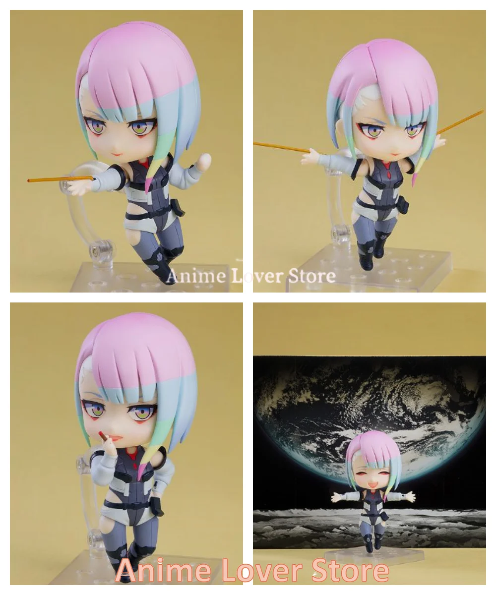 In Stock 100%Original Good Smile Nendoroid Cyberpunk Edgerunners Lucy David Rebecca Anime Action Figure Toys For Kids Gift