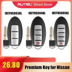 Auto iKey Premium Universal Smart key for Nissan Motors, with maxiim km100 km100e im508 im608 pro Key Builder Program