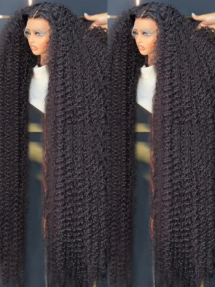 HD شفافة موجة عميقة الدانتيل الباروكة الأمامية 13x4 13x6 غلويليس مجعد الدانتيل الجبهة خصلات الشعر المستعار الإنسان الرطب ومموج المياه الدانتيل شعر مستعار أمامي