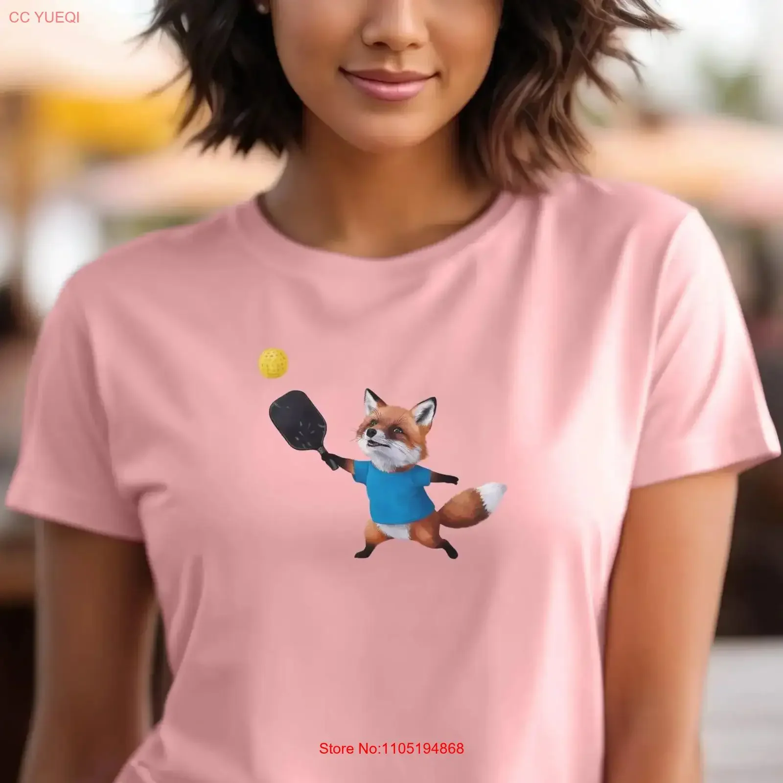 

Футболка Fox Pickleball, милая одежда SweaT, красная винтажная стираная удобная уличная одежда, повседневная стильная растянутая универсальная мода