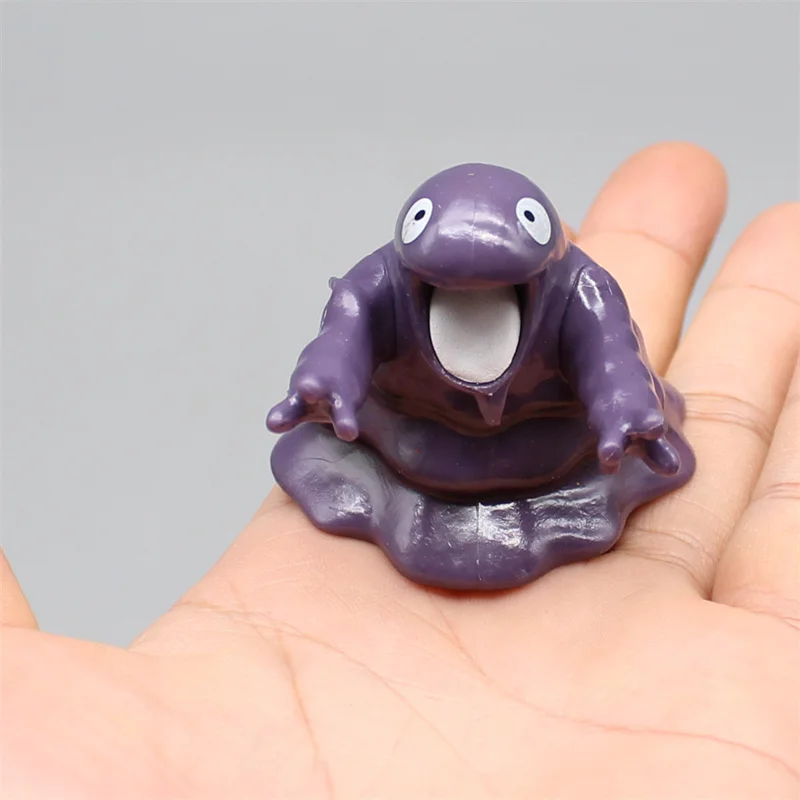 Anime Pokemon 4/7cm Muk figurka dekoracja stołu kreatywna i zabawna statua pcv figurka model kolekcjonerski zabawka prezent