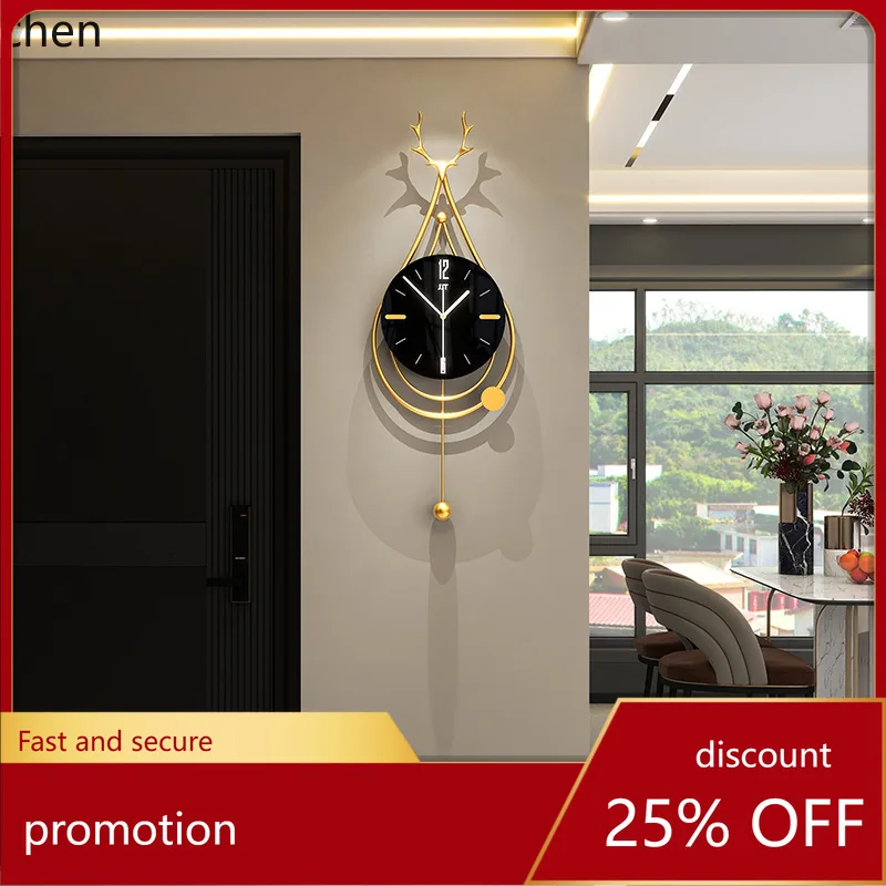 ZML Simple Wall Clock for Living Room Home Decoration Creative Decorative Entryway Wall Clock