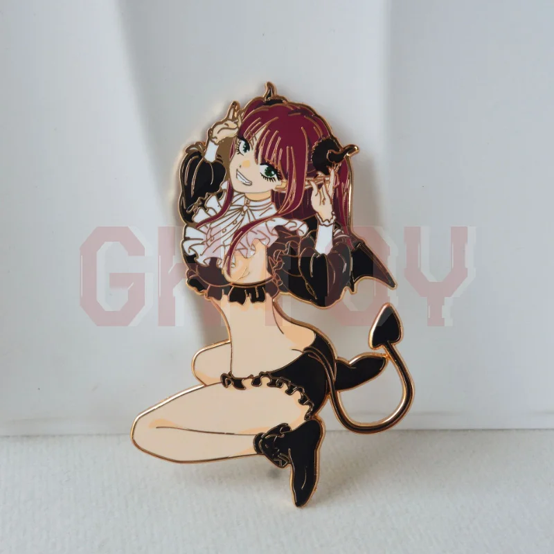 

9cm/3.54in Anime peripheral Changing Dolls Falling in Love Brooch accessories Kitagawa Marin Phantom Enamel Metal Badge Pin Gift