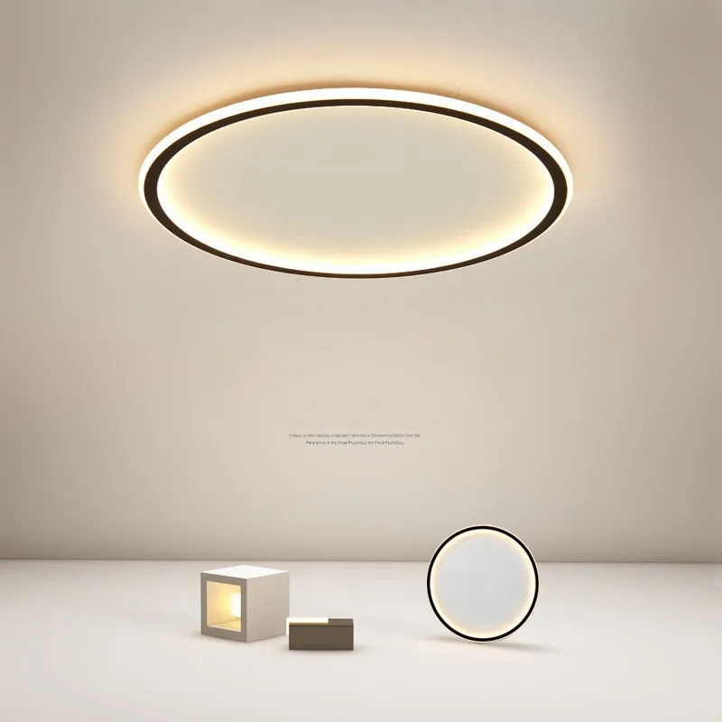 Moderne Led Plafondlamp Woonkamer Slaapkamer Balkon Gangpad Plafondlampen Ultra Dunne Ronde Vorm Dimbaar Met Afstandsbediening