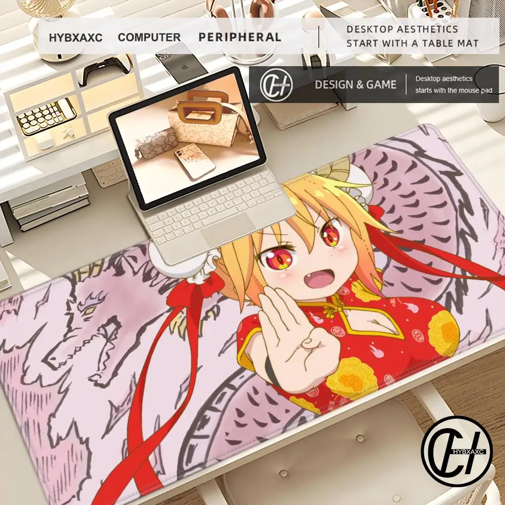 

Miss Kobayashi Dragon Maid Mouse Pad Gaming Accessories Large Computer Playmat Carpet Anti-slip Laptop XXL Soft Micemat 400x900