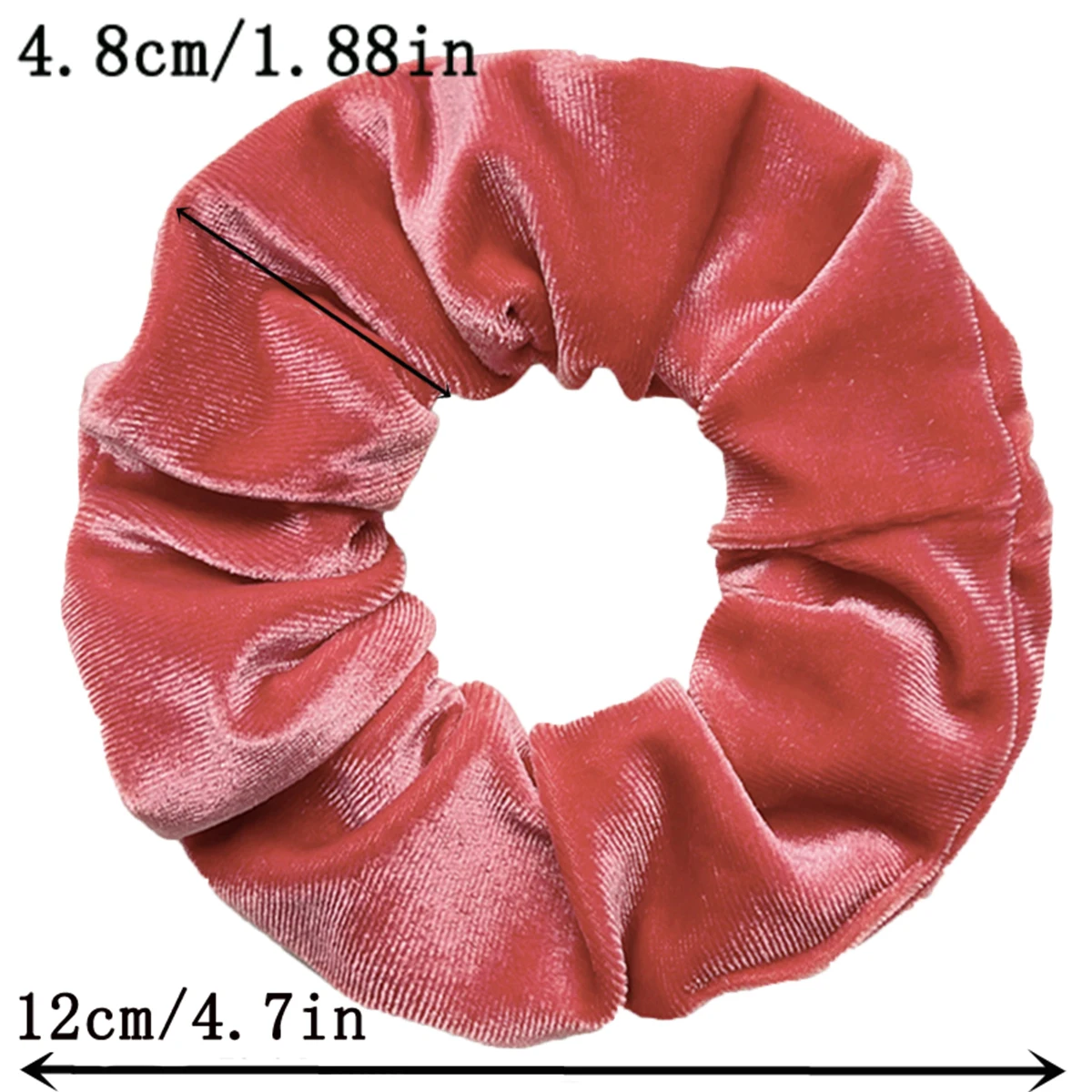 12 Pack Velvet Hair Scrunchies Scrunchy Hair Ties Elastic Hair Bands Ropes Scrunchie for Women or Girls Hair Accessories image 6