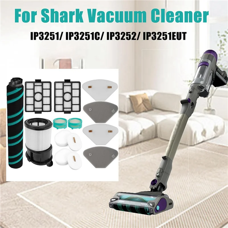 ABDJ-2 مجموعة ل القرش IP3251/IP3251C/IP3252/IP3251EUT مكنسة كهربائية جزء الأسطوانة فرشاة تصفية القطن قاعدة محطة تصفية