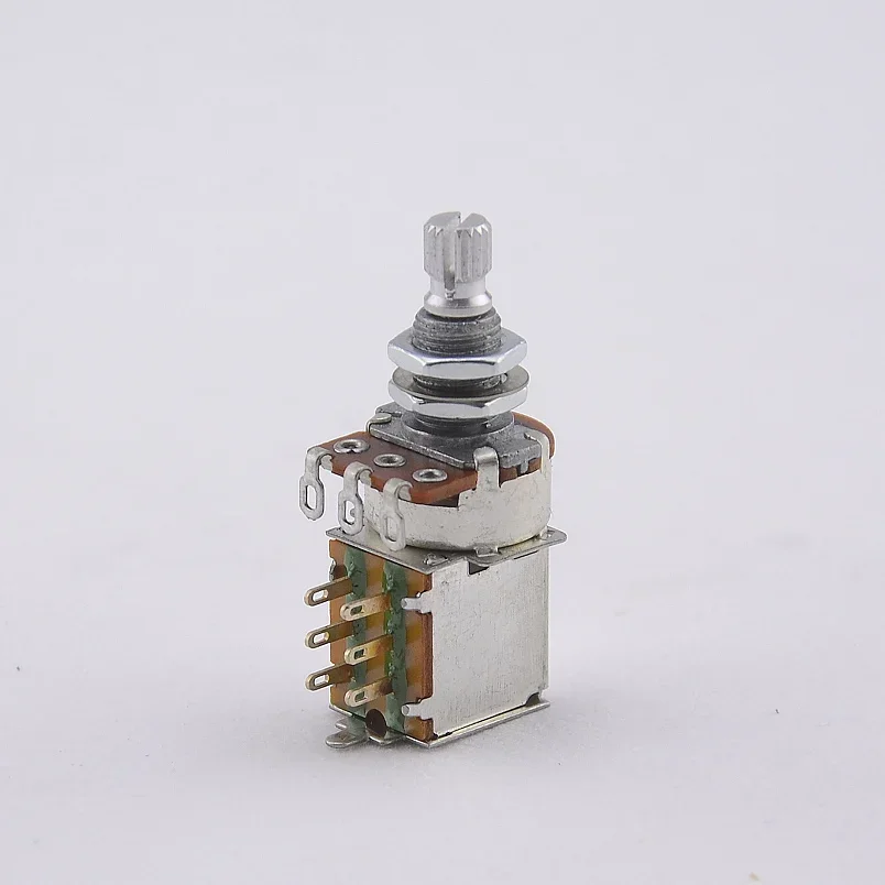 New - 1 Piece Alpha  Push Pull  Potentiometer(POT)  For Electric Guitar Bass  25K/B50K/250K/500K 【Made in Korea】