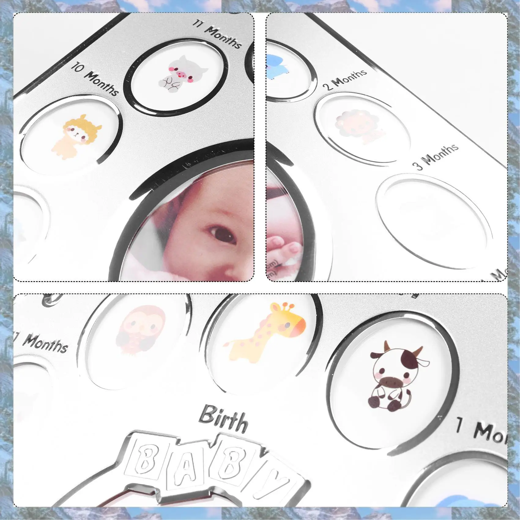 

Best Of 2025-Kids Photo Frame My First Year Baby Gift Kids Birthday Gift Home Family Decoration Ornaments 12 Months Picture Fram