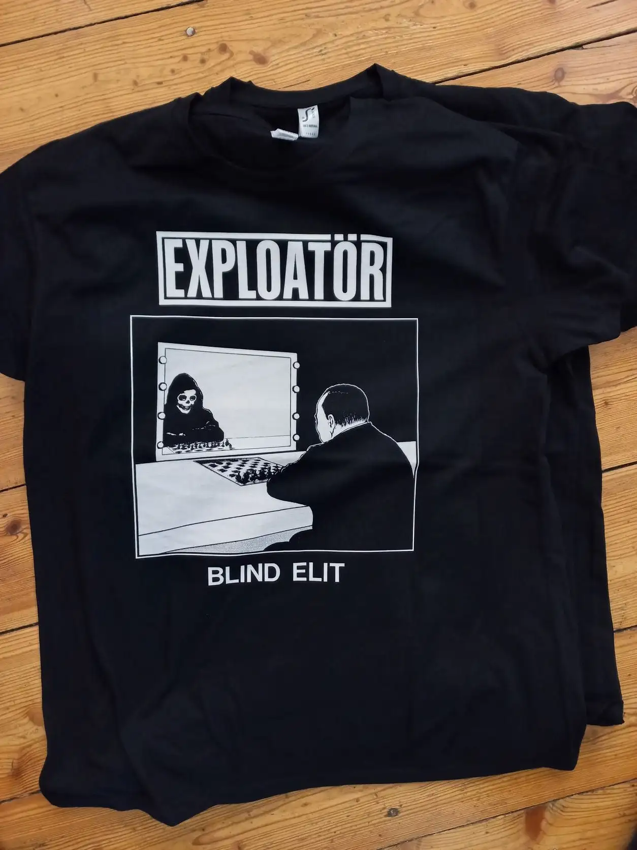 Exploat r Blind Elit merch punk hardcore mangel Sweden Totalit T shirt