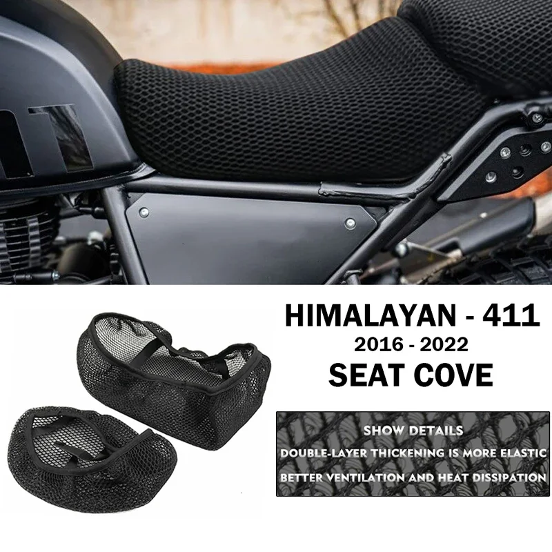 

411 2016-2022 Seat Protect Cushion 3D Honeycomb Mesh Seat Cushion Seat CoversMotorcycle Seat Cover For Royal Enfield Himalayan