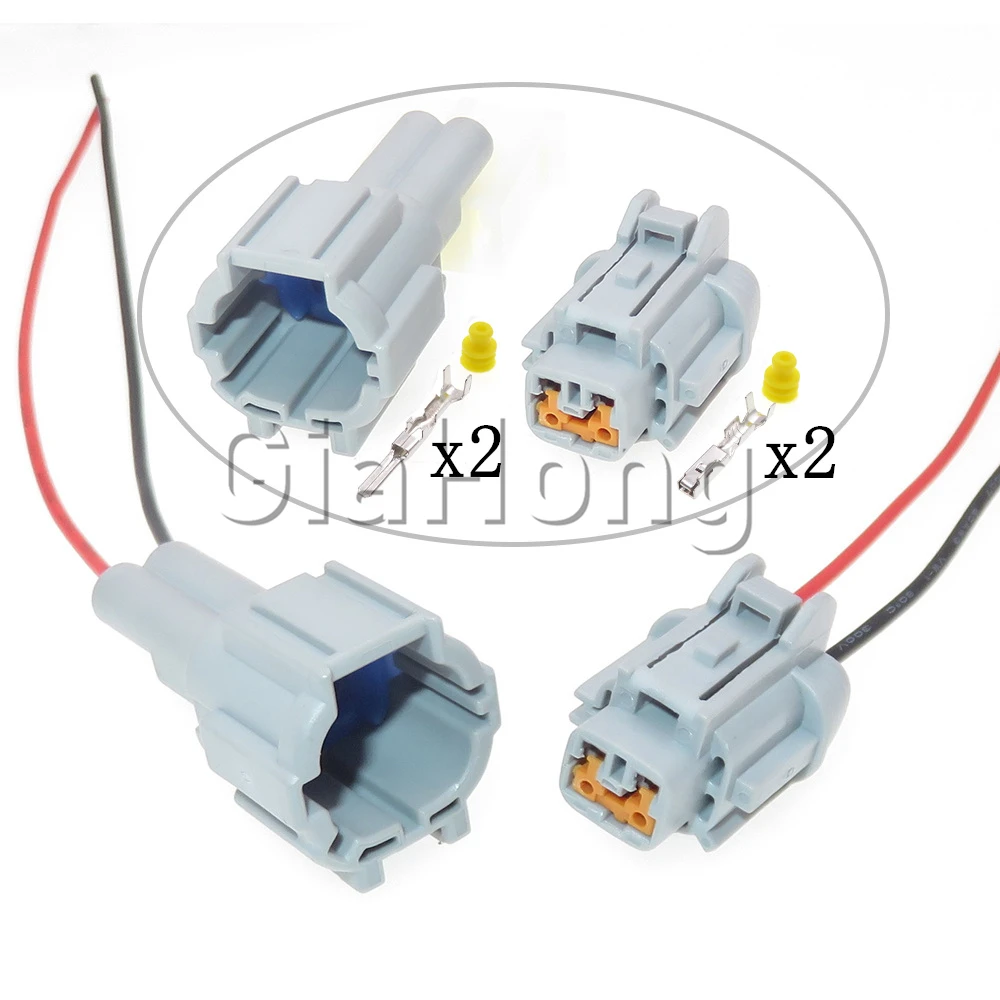 

1 Set 2 Ways Auto Parts PB291-02127 6188-0554 6185-0867 Car Starter Flog Lamp Cable Harness Sockets Automobile Sealed Connector