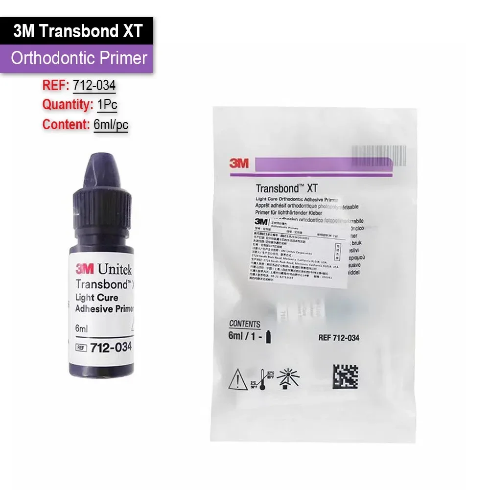 6ml/ Bottle Dental Materials 3MXT UV Curable Orthodontic Treatment Solution Adhesive Processing Agent Laboratory Consumables