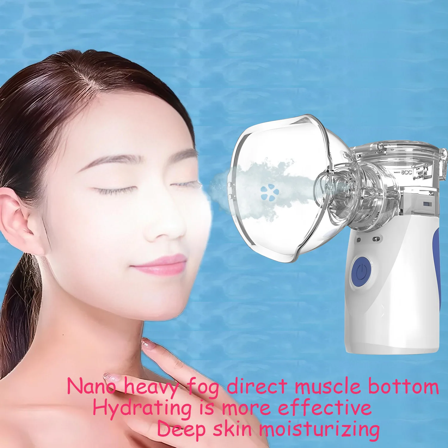 ضباب الوجه نانو البخاخ المرطب البخاخات جهاز البخار للوجه ترطيب الوجه ترطيب أدوات العناية بالبشرة ترطيب #5