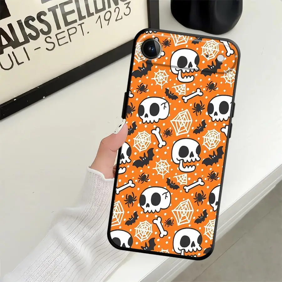 حافظة لهاتف آيفون 12 14 SE 7 8 17Air 15 Plus 17 16 Pro Max 11 13 Mini X XS XR غطاء هاتف خلفي ناعم أشباح الهالوين الرائعة #4