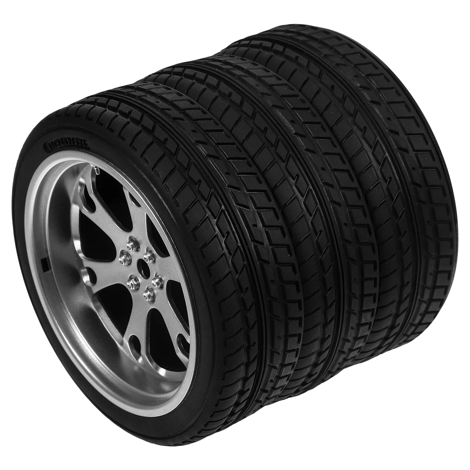 

Stylish Simulation Tyre Pen Holder PVC Material Office Desk Storage Novelty Stylish Car Wheel Pen Stand