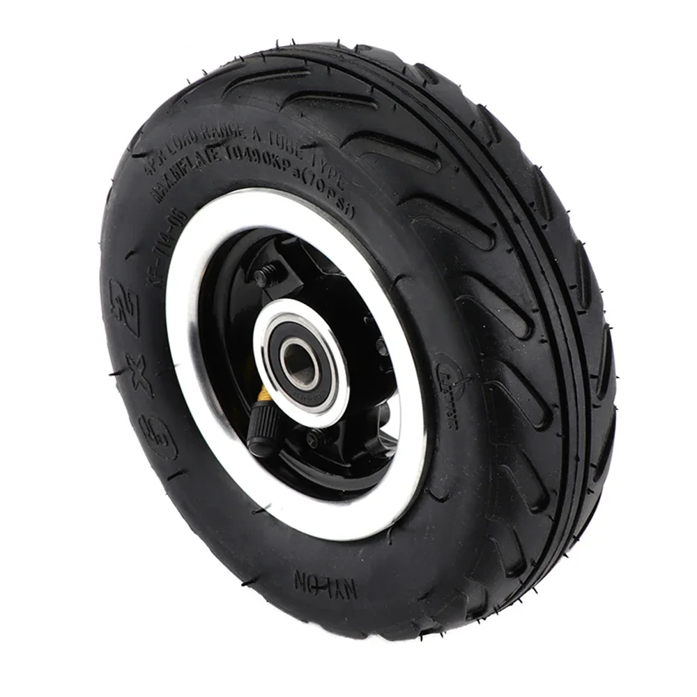 6X2 Solid Tyres 6-inch Tires Pneumatic Tyres with Wheel Hub for Electric Scooter Skateboard Truck Wheel Chair Handcart