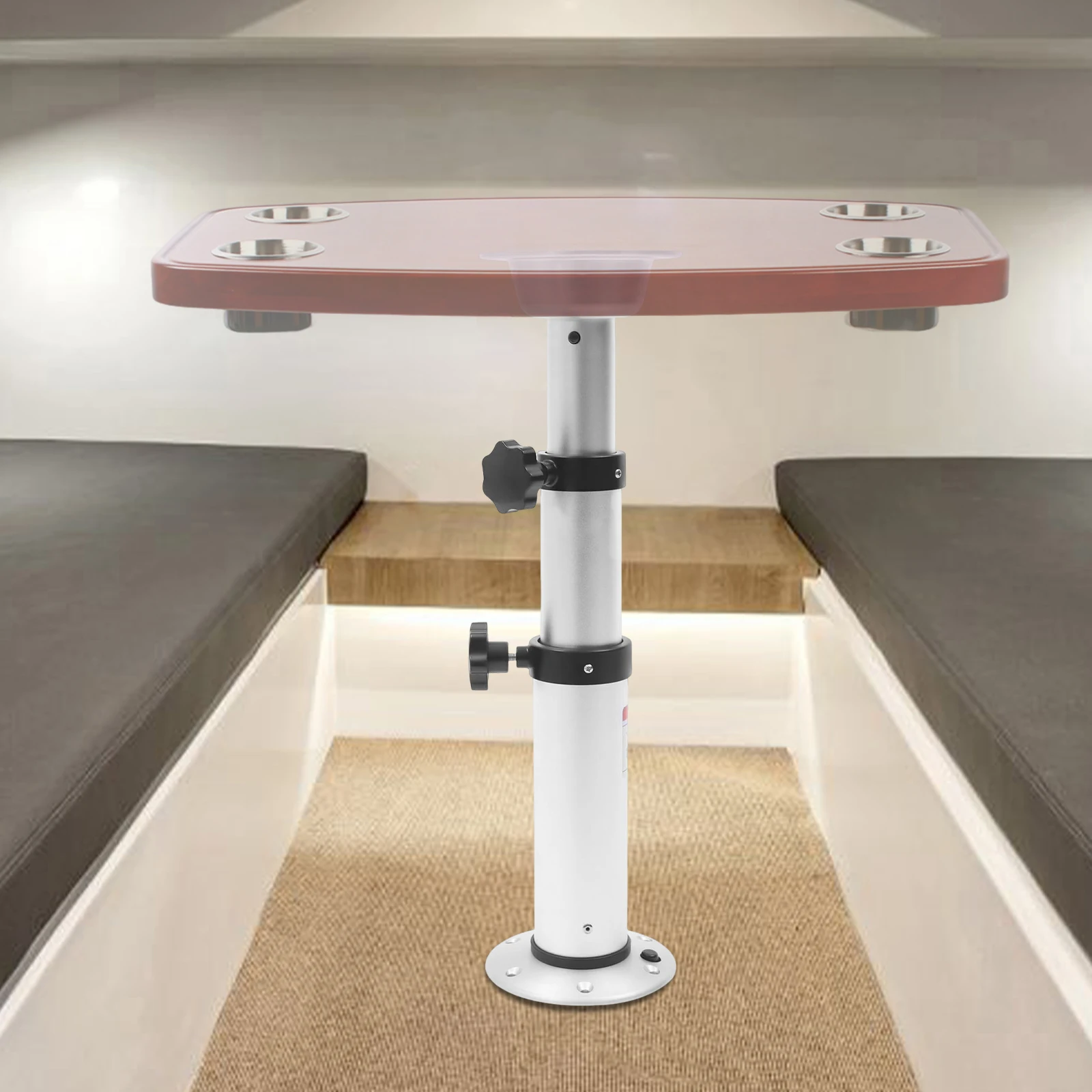 

НОВЫЙ Основание для стола на подставке, регулируемые ножки для стола, регулируемая подставка для стола для автодомов, кемперов, грузовиков, яхт, домов