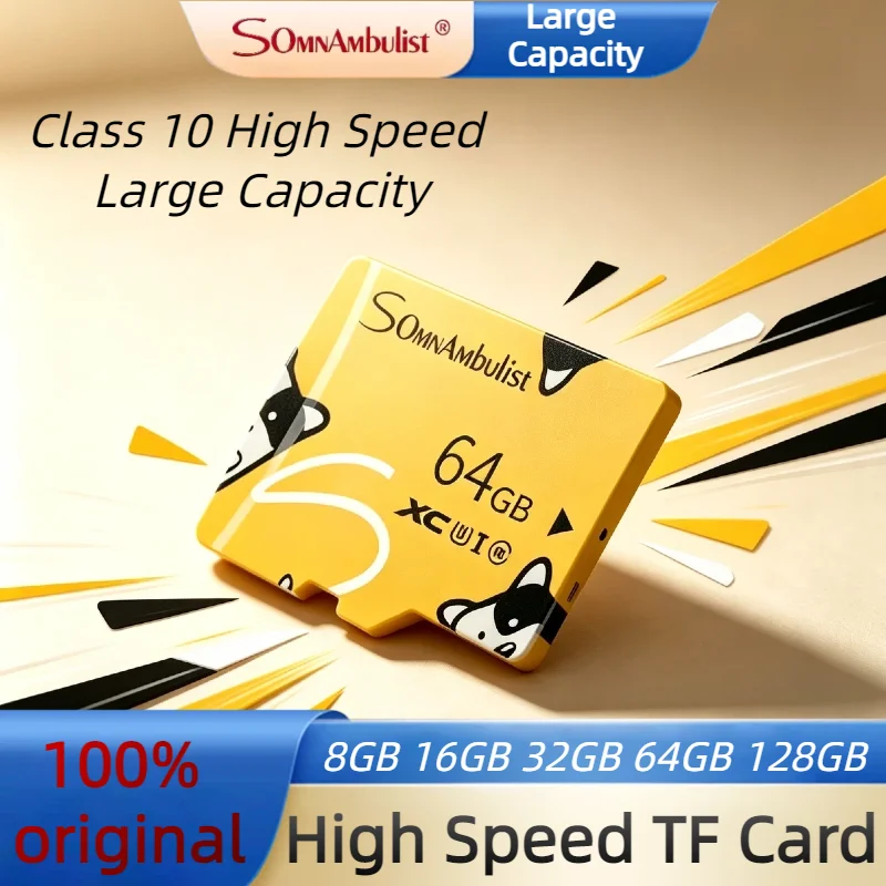 Speed SomnAmbulist 64GB Mini TF Card C10 U3 A1 80MB s Read For Surveillance Drone Audio Pro Equipment Pro Max Core Speed Ultra