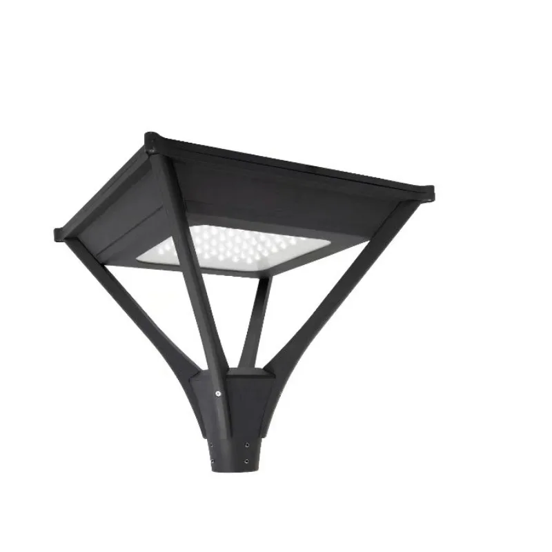 50W die-cast aluminum lamp post top LED garden light 3000K hanging round park light