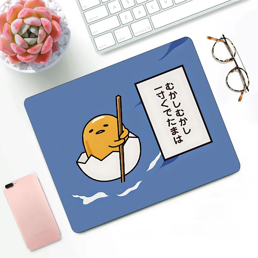 Cute Gudetamas Lazy Egg Gaming Mouse Pad XS Small Mousepad For PC Gamer Desktop Decoration Office Mouse Mat Deskmat Rug