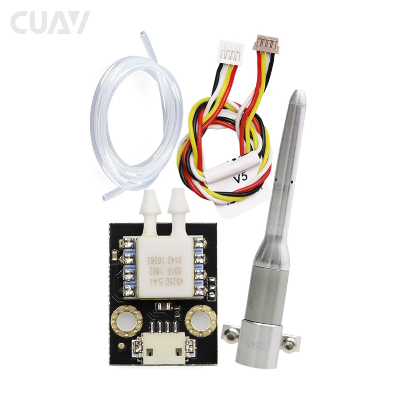 

CUAV RC MS4525 Airplane Pixhawk APM PX4 Flight Controller C0104 Digital Airspeed Meter Sensor With Pilot Tube