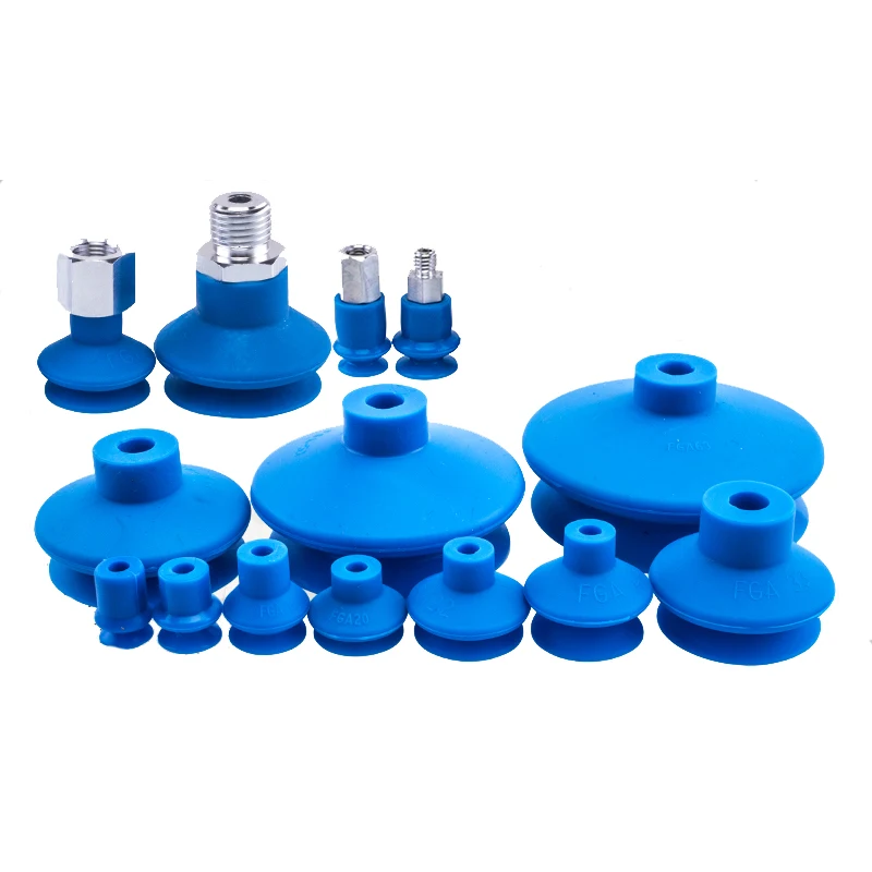 

Corrugated Suction Cup Powerful Suction Nozzle Manipulator Accessories Suction Cup Connector Suction Cup Diameter 11-78mm FGA